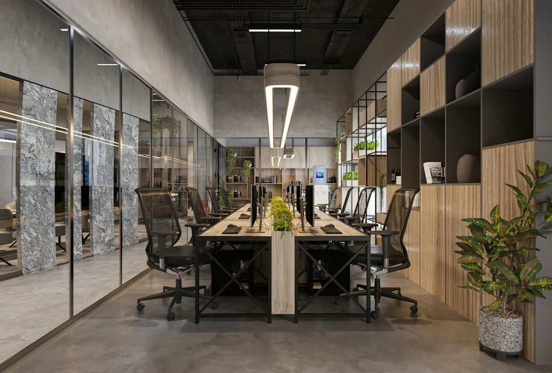 modern office environment