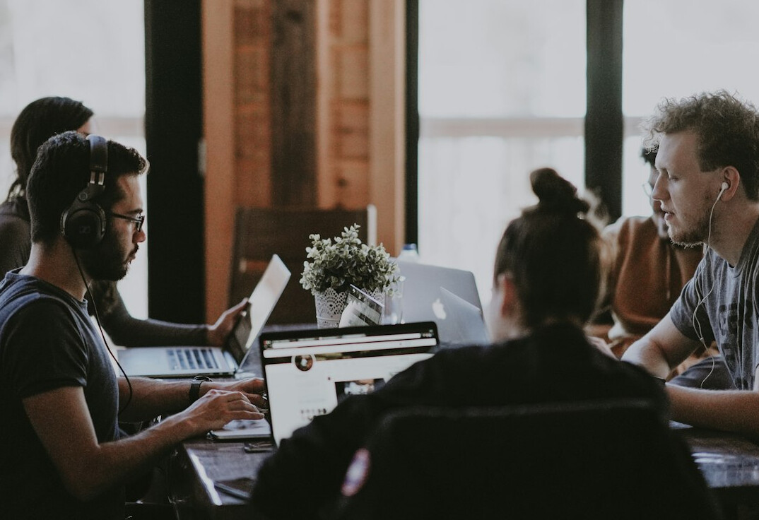 corporate software development team